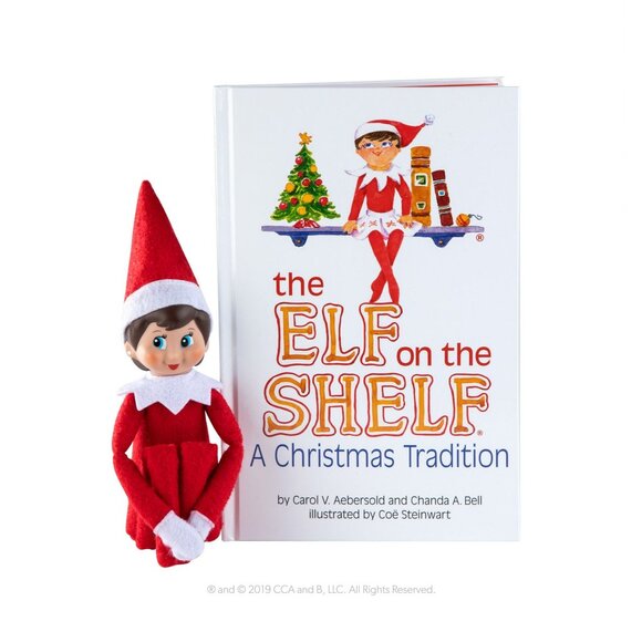 The Elf on the Shelf Christmas Tradition Girl Blue Eyes  NEW - Picture 1 of 9